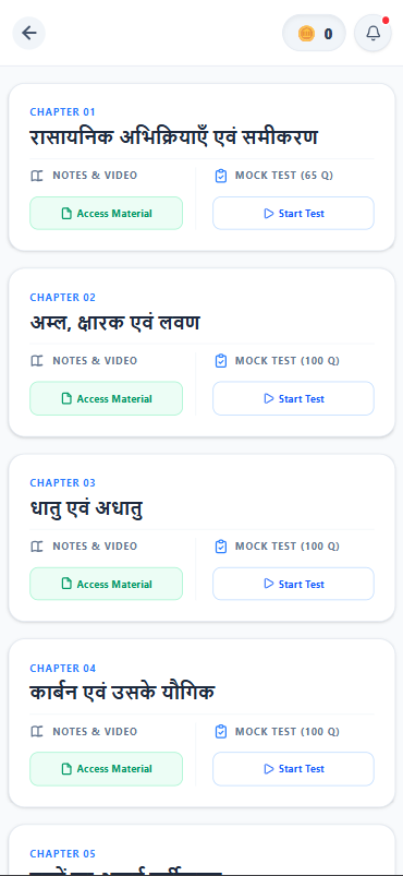 Gyan Dhara Vidyapeeth App - Syllabus & Chapter Wise Tests